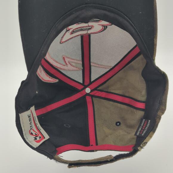 Dale Earnhardt Jr Hat Cap Strap Back Mens Camo Black NASCAR Racing Embroidered 8 - Picture 9 of 11